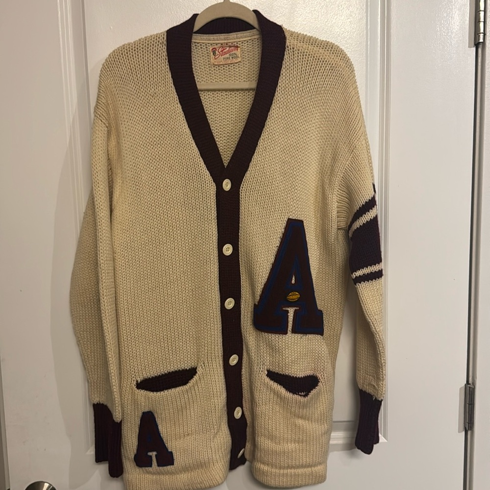 Vintage varsity cardigan